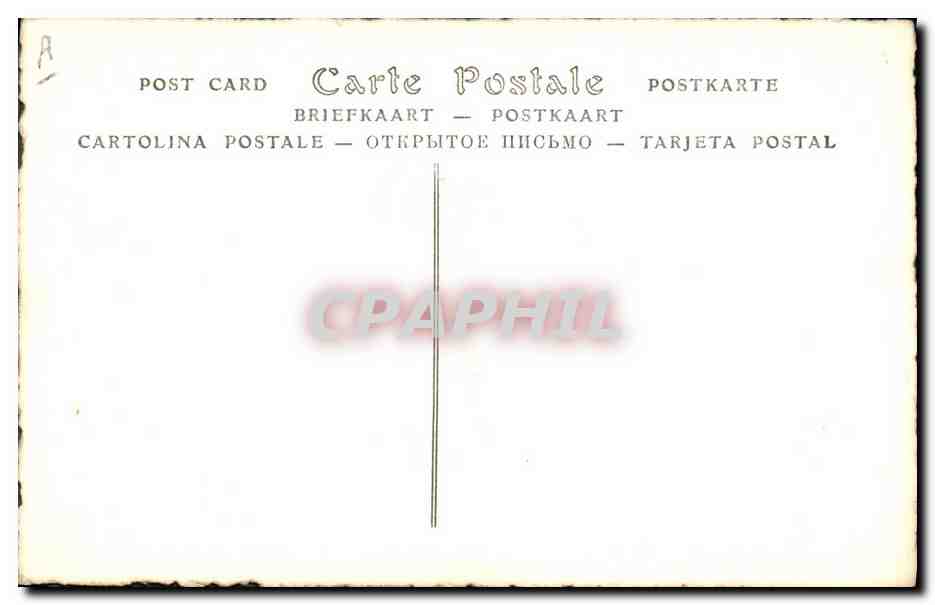 CPA Henri VIII Roi d'Angleterre — Verso