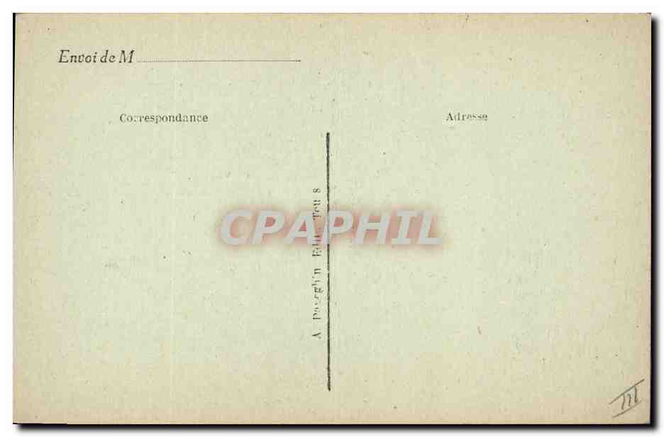CPA Marie d'Anjou Reine de France — Verso