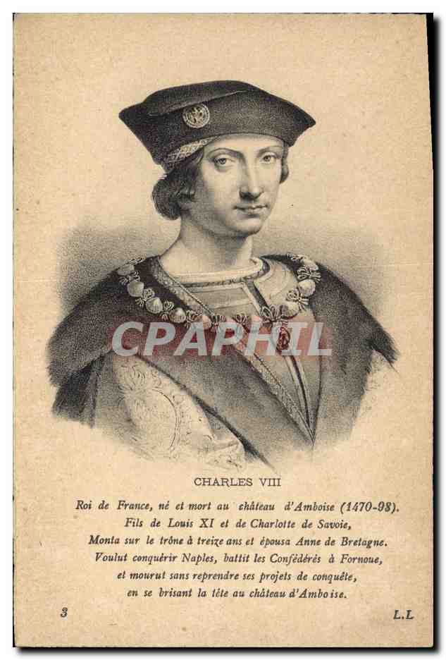 CPA Charles VIII Roi de France
