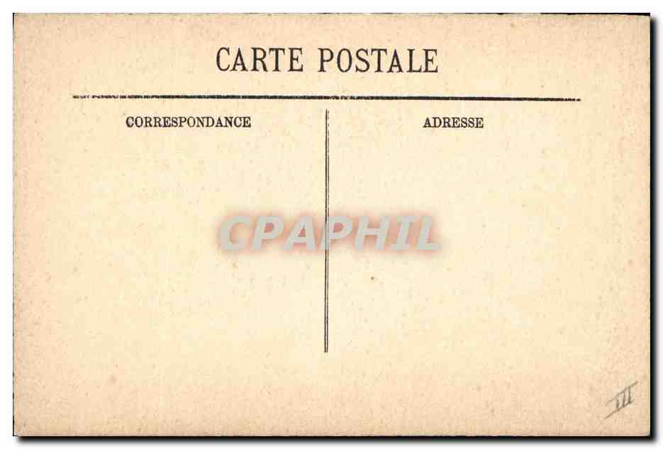 CPA Charles VIII Roi de France — Verso
