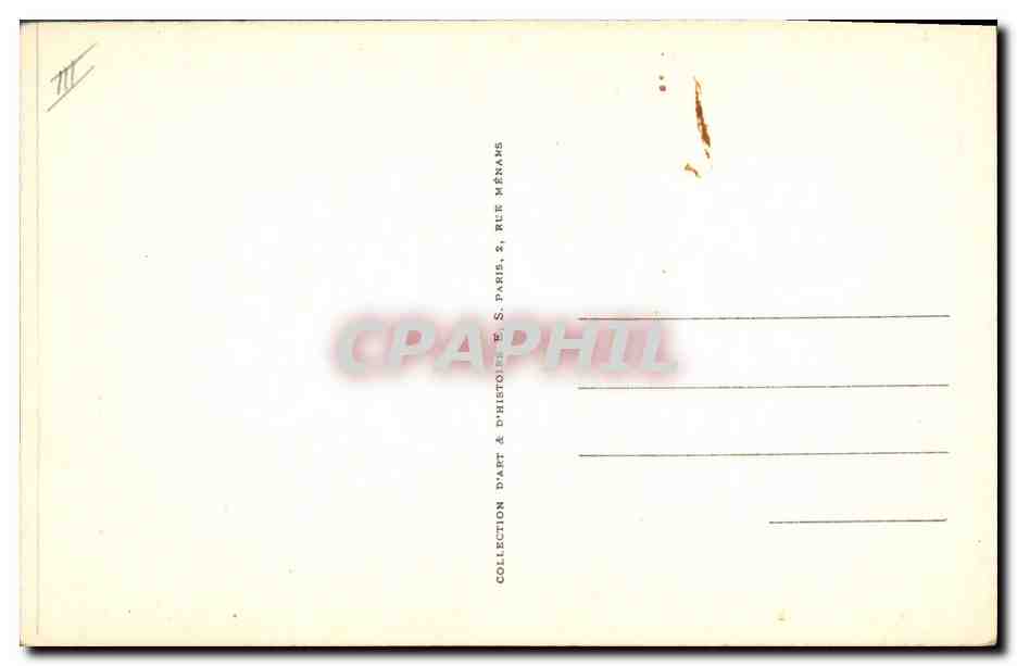 CPA Montespan Athenas Marquise de  — Verso
