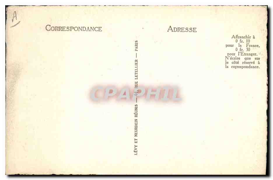 CPA Agnes Sorel ou Soreau — Verso
