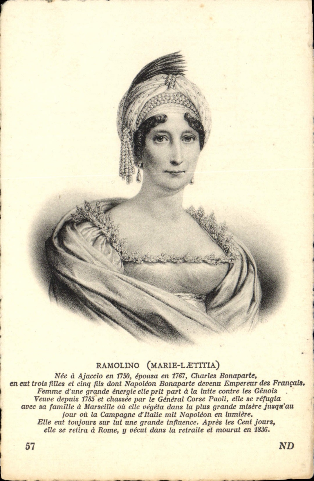 CPA Ramolino Marie Laetitia