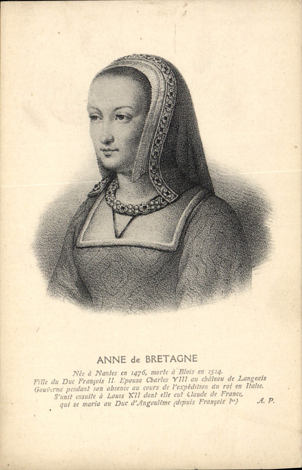 CPA Anne de Bretagne