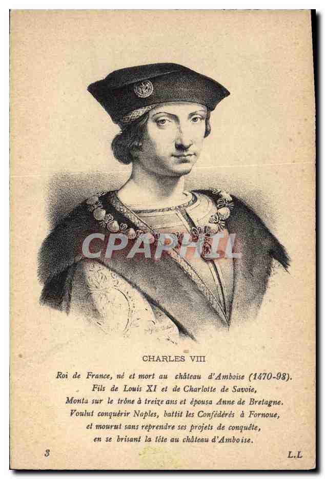 Charles VIII — Roi de France (1470-1498) — L.L. n°3