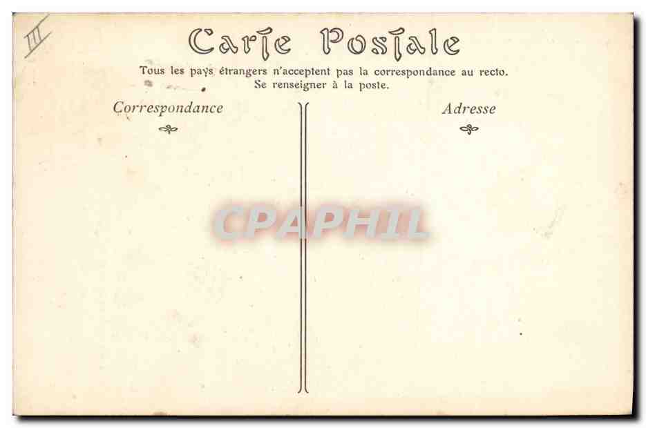 CPA Marie Antoinette et ses Trois Enfants — Rückseite