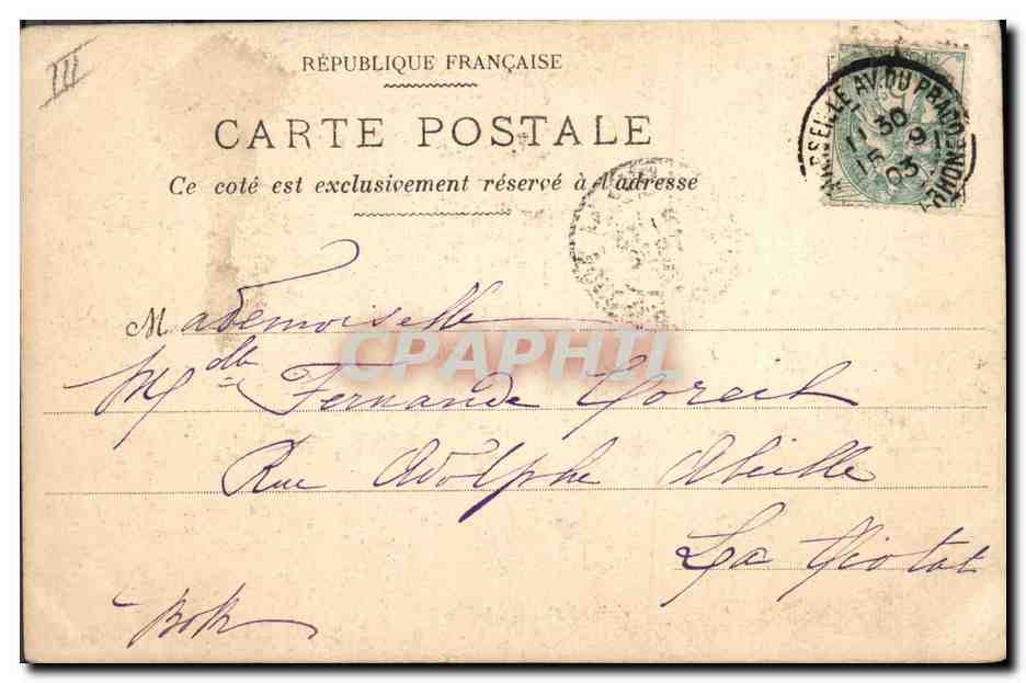 CPA Josephine Imperatrice des Francais Reine d'Italie — Verso
