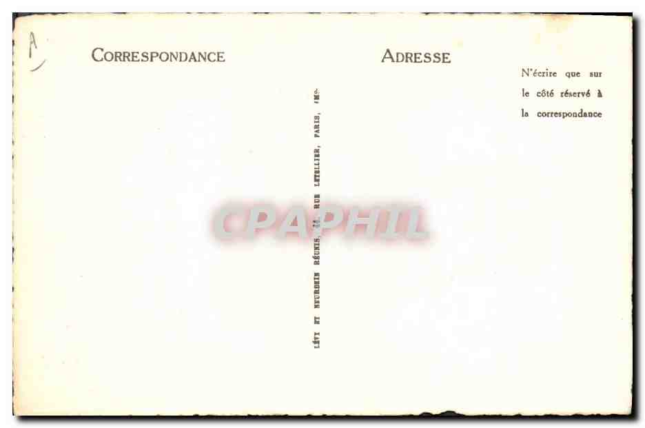 CPA Louis Bonaparate Napoleon — Verso