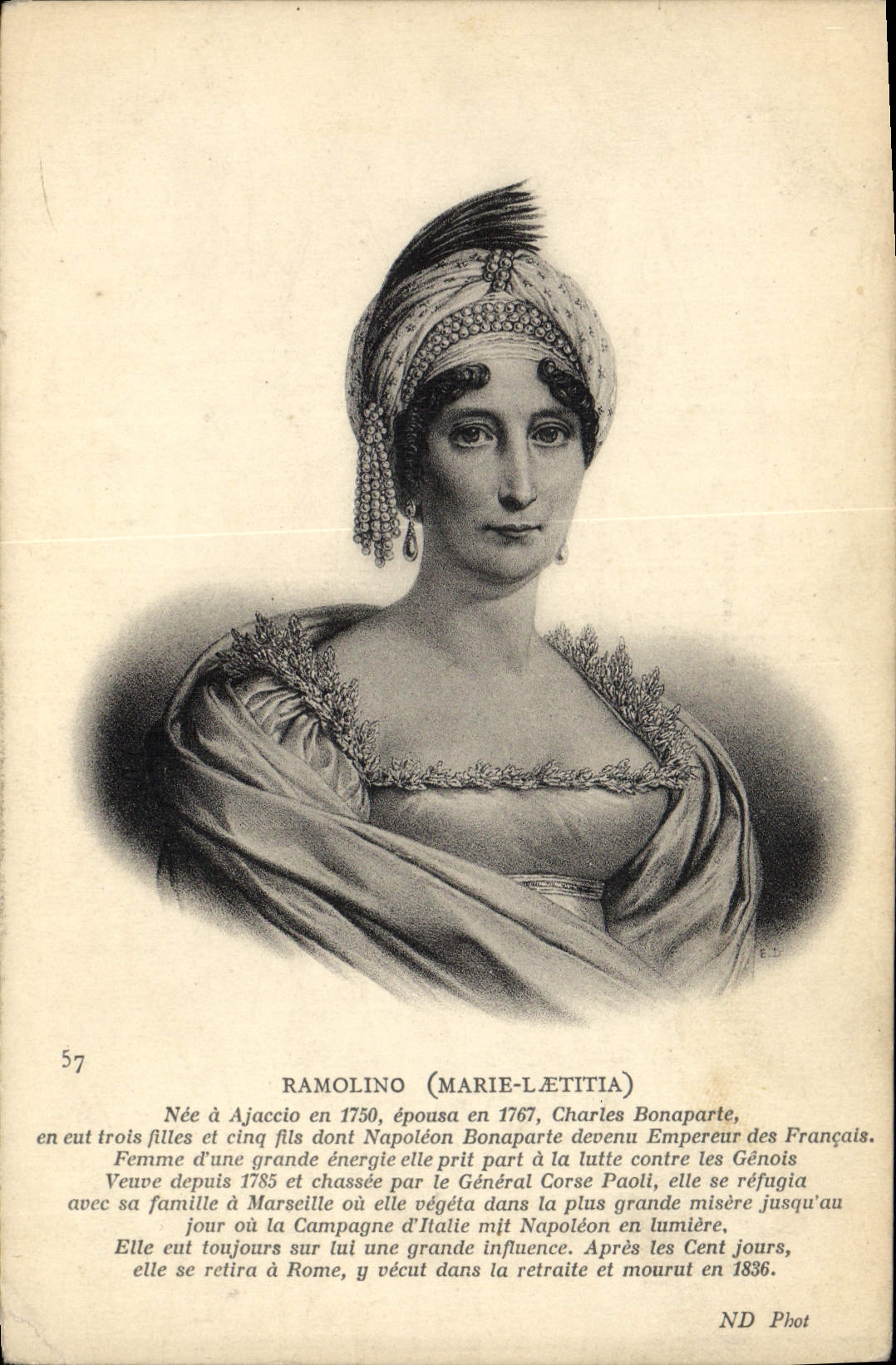 CPA Ramolino Marie Laetitia