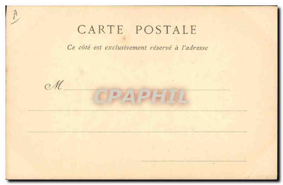 CPA Diane de Poitiers Favorite de Henri II — Rückseite