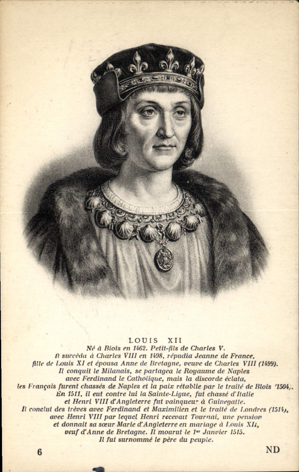 CPA Louis XII 