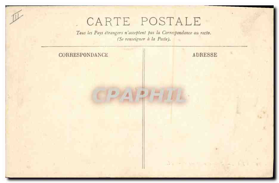 CPA Militaria Oran Zouaves a l'exercice — Verso