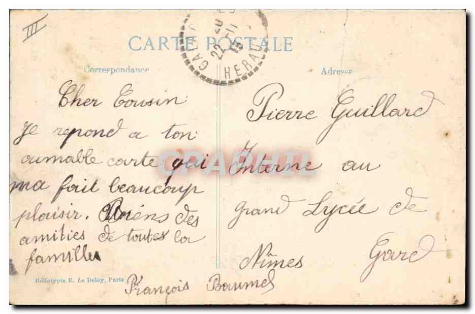 Zouaves en Belgique — Une Embuscade — 1914 — Éditeur E. Le Deley — Achterkant