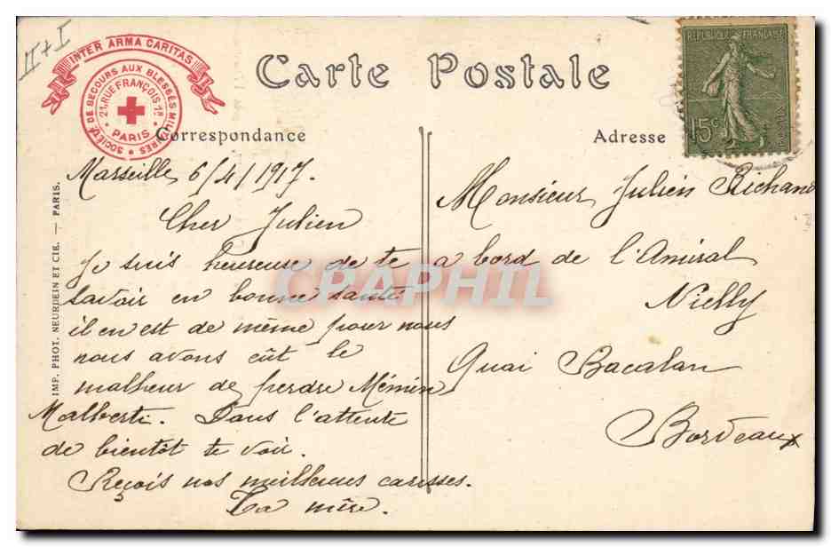 CPA Militaria Scott Mais tirez donc les gars L'Illustration Zouaves — Rückseite