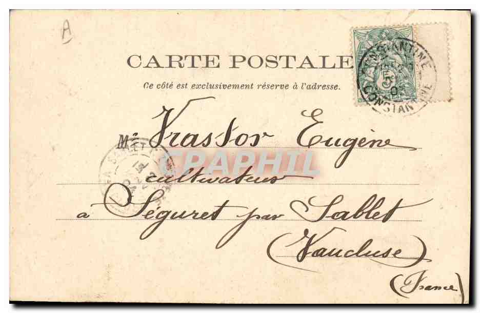 CPA Militaria Salle d'honeur 3eme Zouaves — Rückseite
