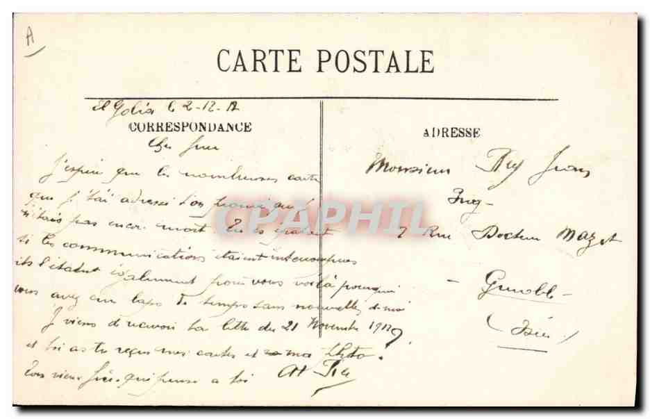 CPA Militaria Fantasia Cheval Spahi — Rückseite