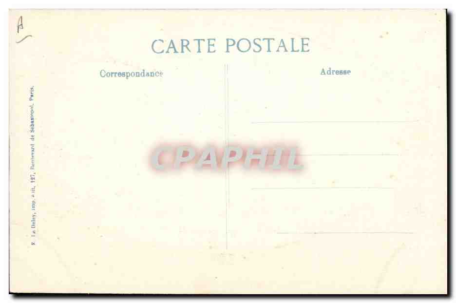 CPA Militaria Spahis marocains dans une ferme — Verso