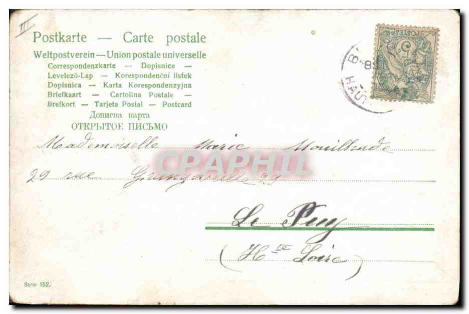 CPA Fantaisie Enfants  — Rückseite