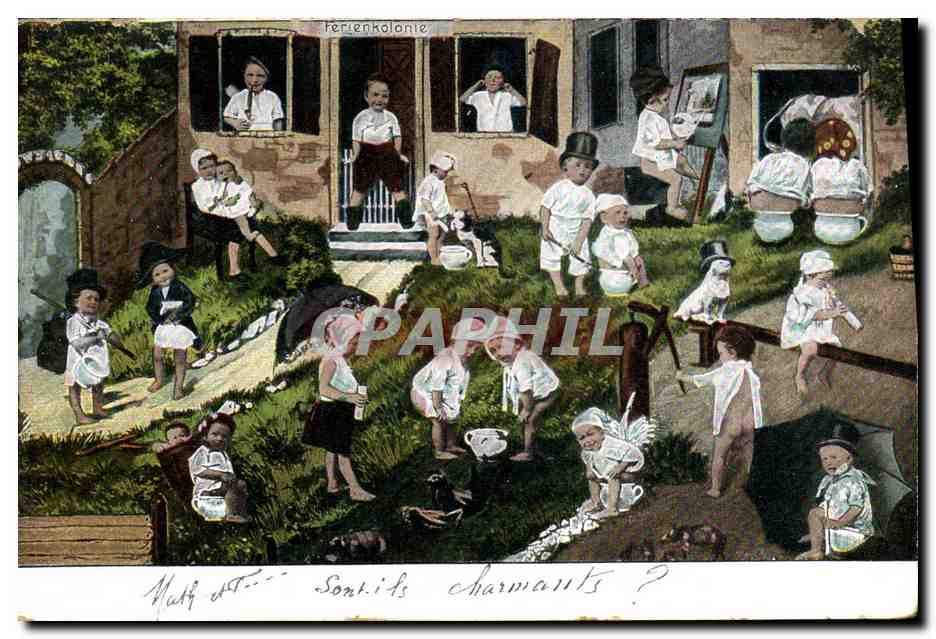 CPA Fantaisie Enfants 