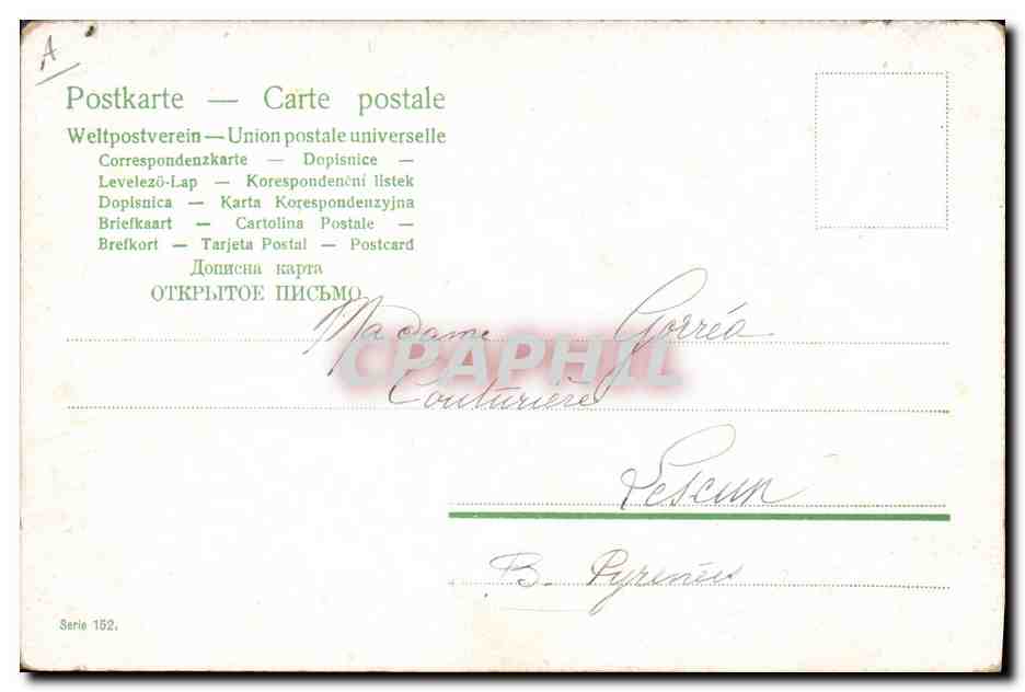 CPA Fantaisie Enfants  — Rückseite