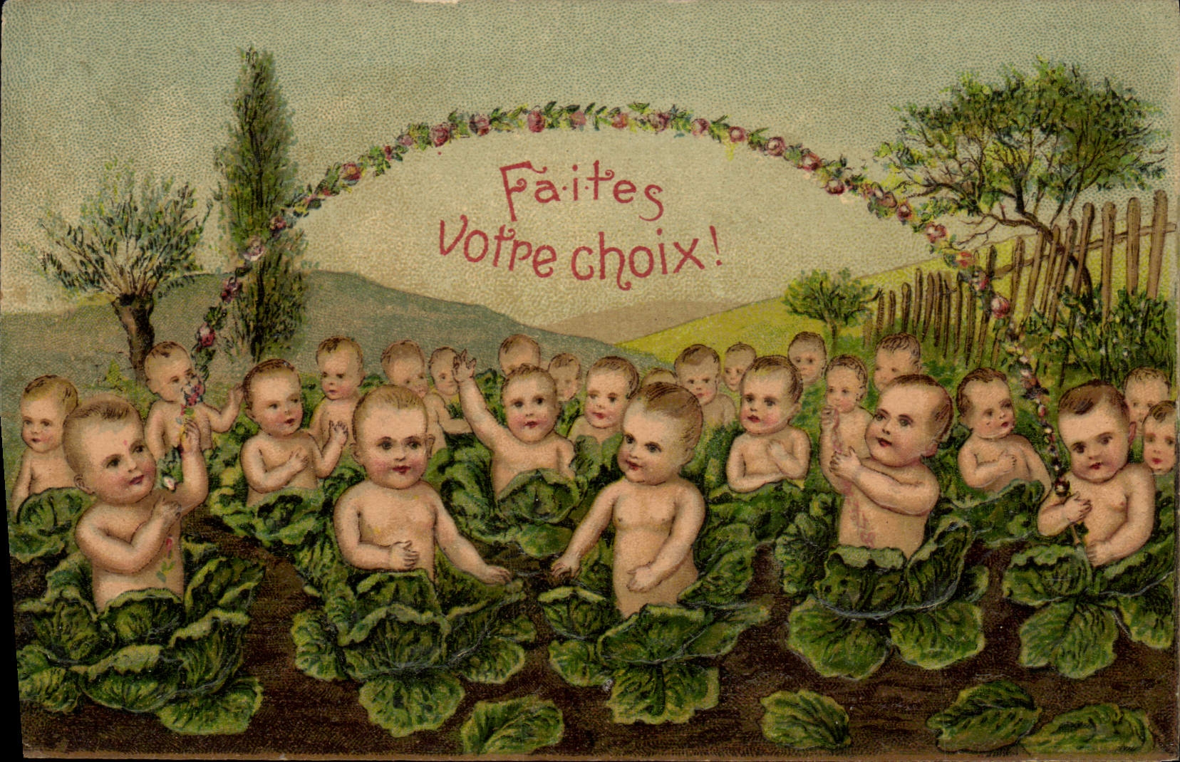 CPA Fantaisie Enfants Faites votre choix