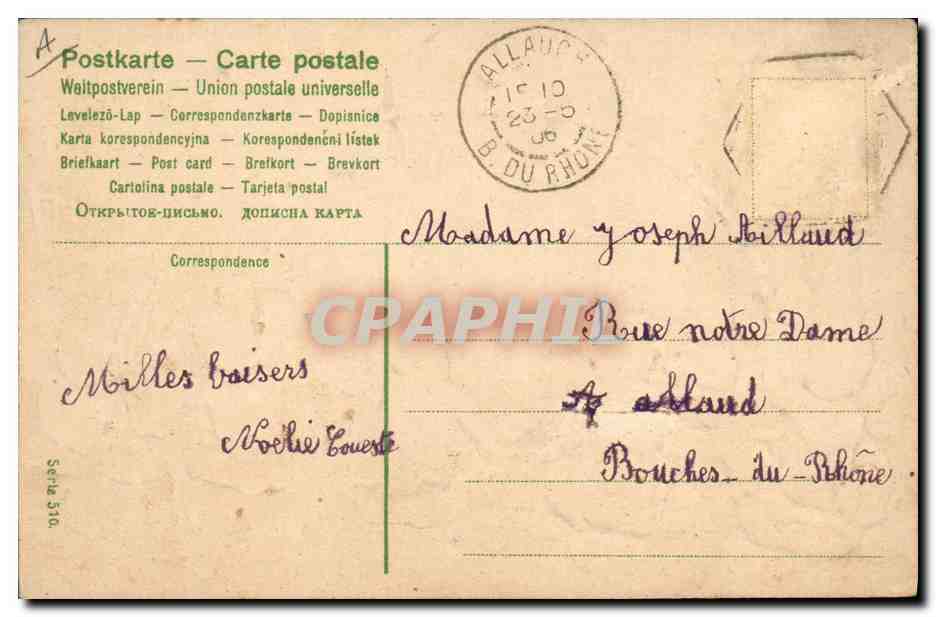 CPA Fantaisie Enfants Faites votre choix — Rückseite