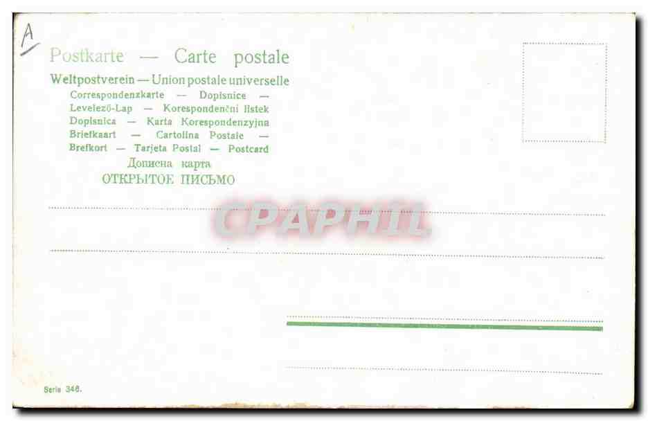 CPA Fantaisie Enfants Jardinier — Rückseite
