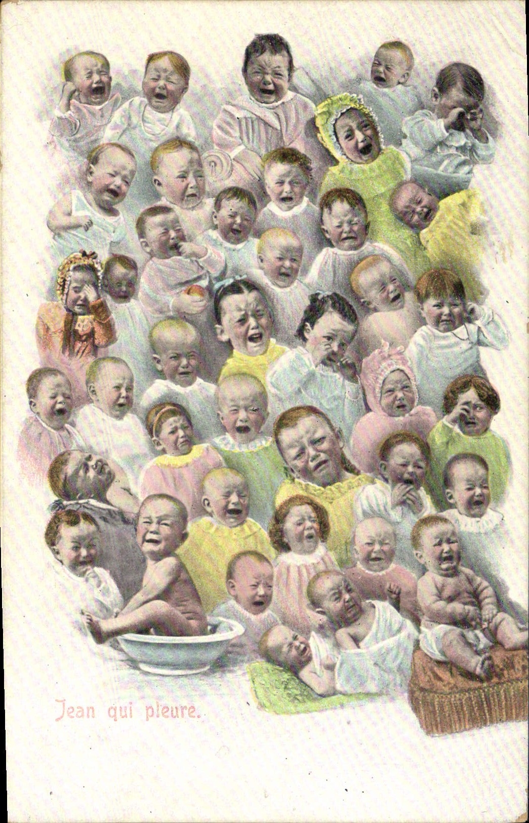 CPA Fantaisie Enfants Jean qui pleure