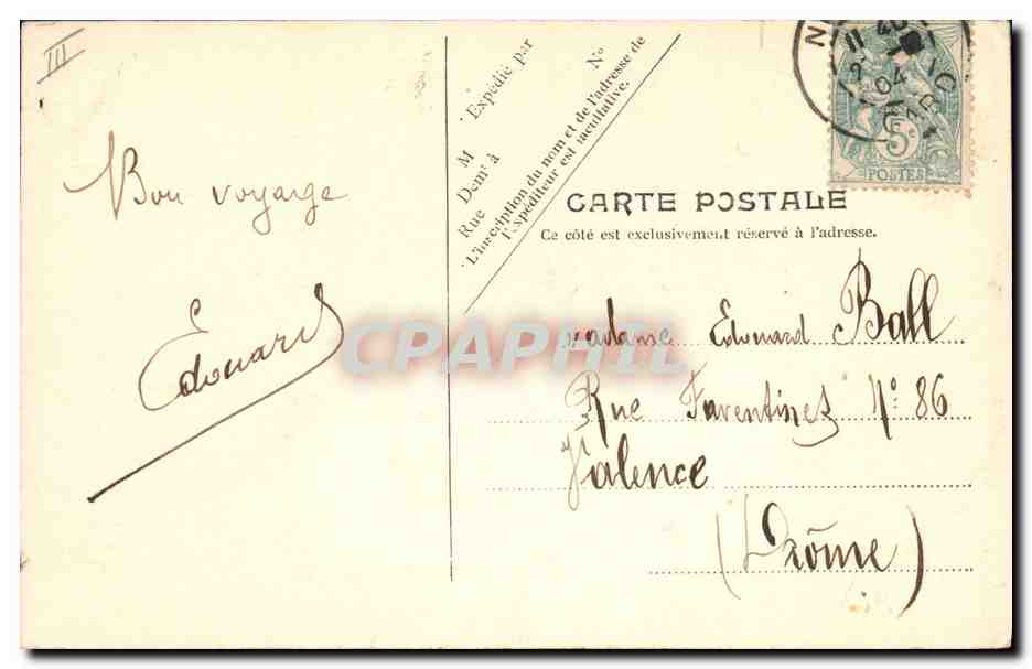 Femme en robe rose et bandeau jaune — Pépinière, Barnelle — V.P. Paris — Rückseite
