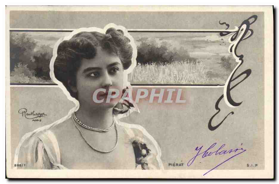 Jeune femme — portrait — Piérat, S.I.P. n° 898/1
