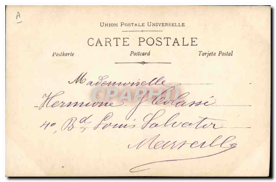 Jeune femme — portrait — Piérat, S.I.P. n° 898/1 — Reverso