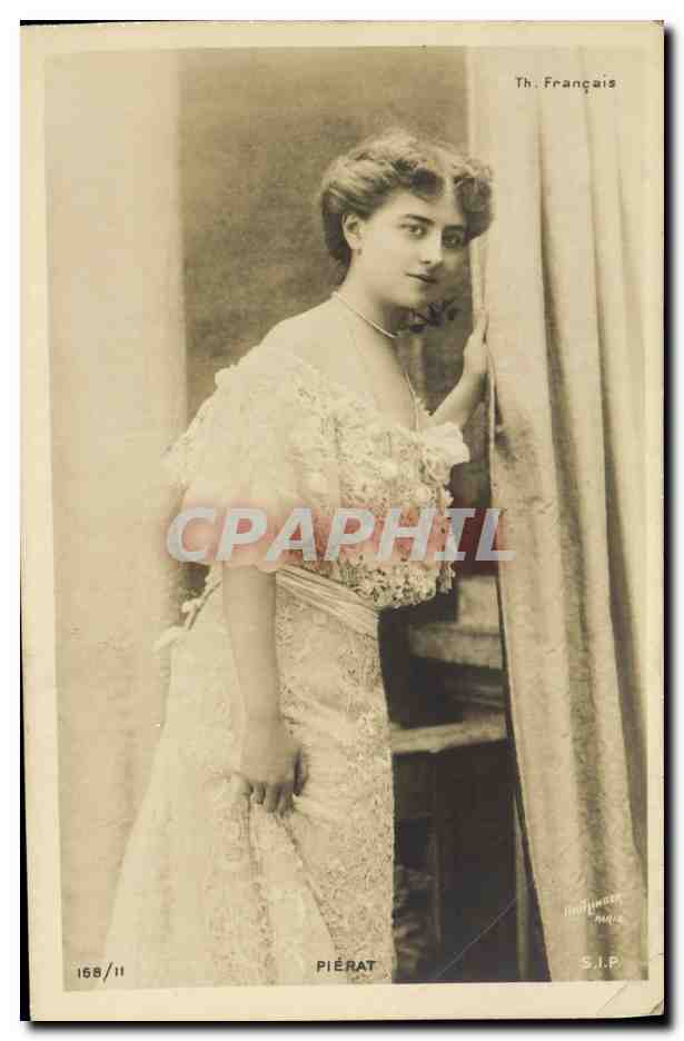 CPA Theatre Femme Theatre Francais Paris Pierat