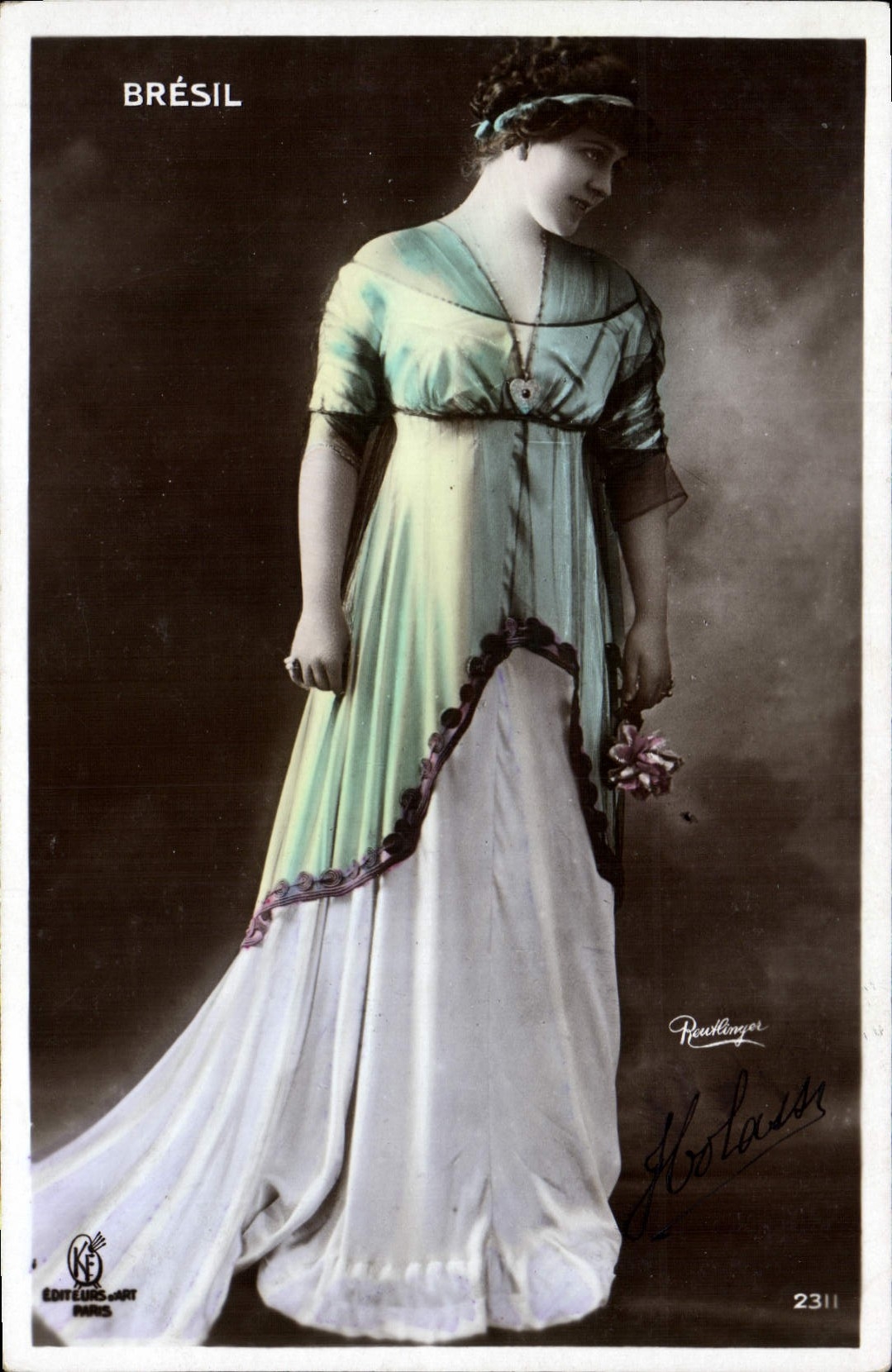 Brésil — Portrait de la chanteuse — Éditeurs d'Art Paris, n° 2311