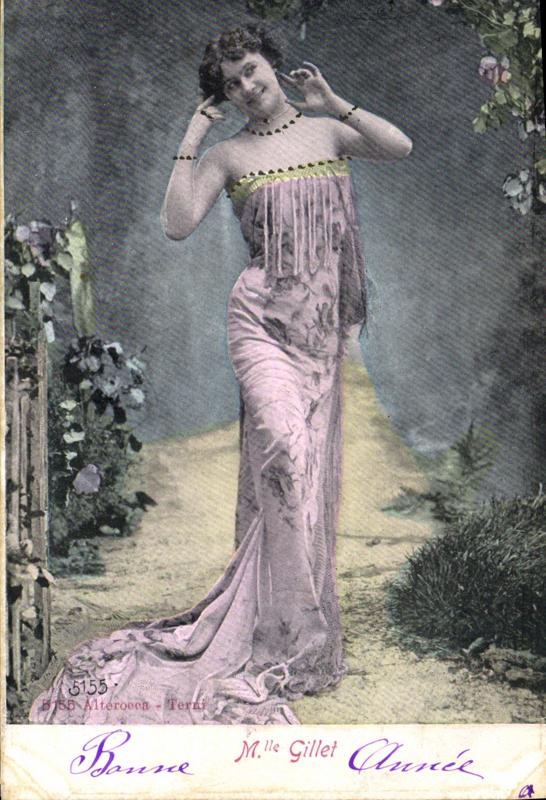 Mlle Gillet — Bonne Année — Mlle Gillet, éditrice, n°5155