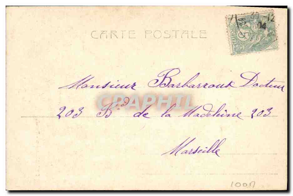 Mlle Gillet — Bonne Année — Mlle Gillet, éditrice, n°5155 — Verso