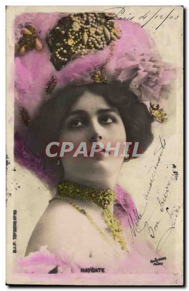 Jeune femme en chapeau orné — Paris, 1907 — Havagate