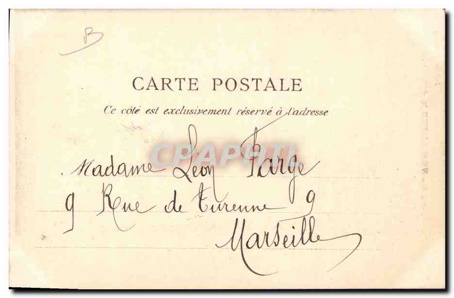 Monsieur R. Bertin imitant "la Tortojada" — Folies-Marigny — éditeur non visible — Verso