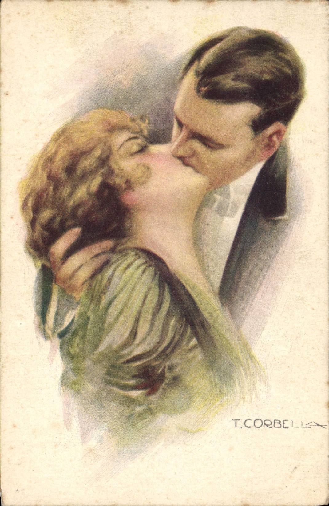 CPA Fantaisie Illustrateur Corbella Femme