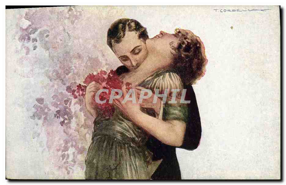 CPA Fantaisie Illustrateur Corbella Femme