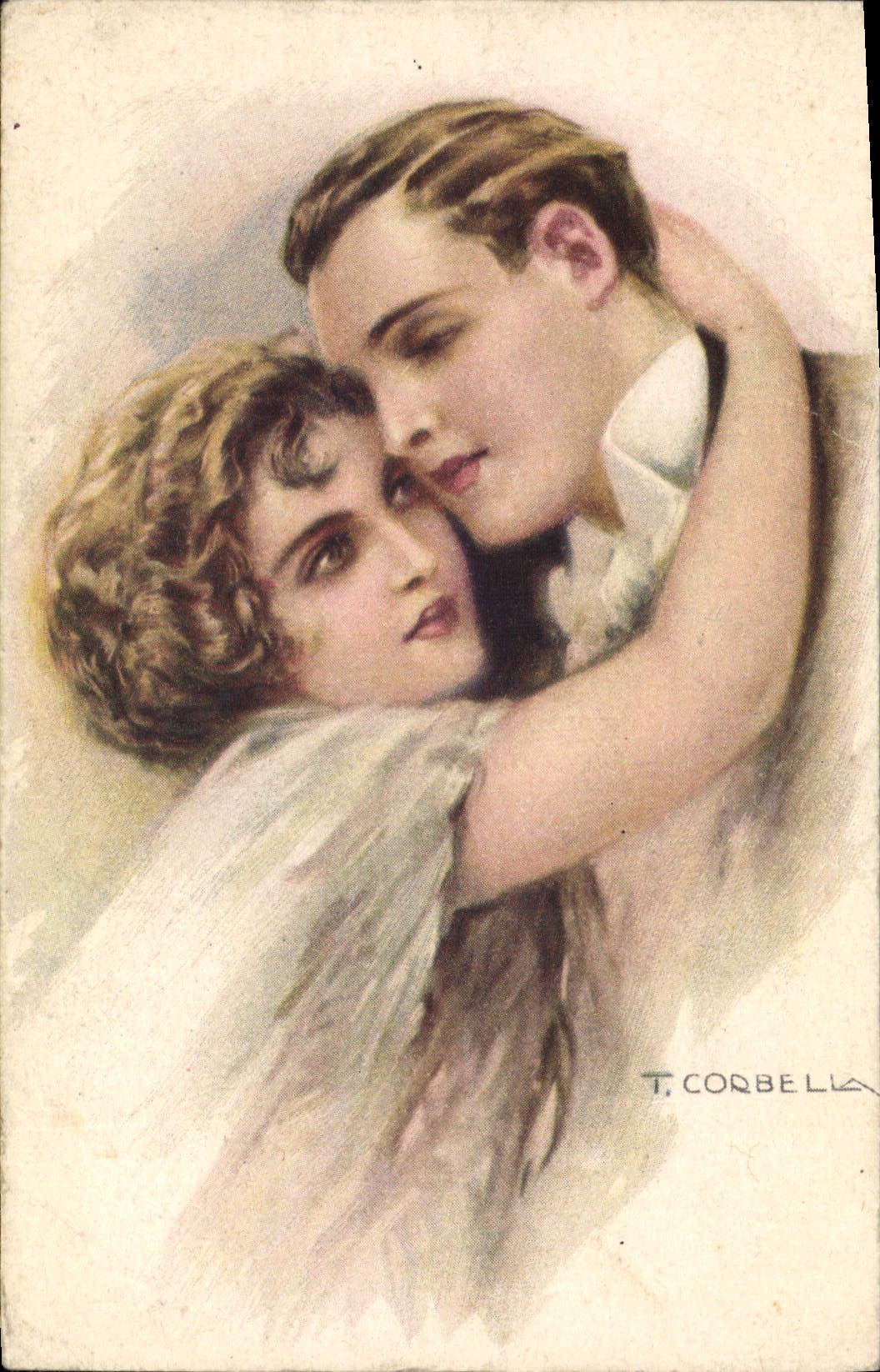 CPA Fantaisie Illustrateur Corbella Femme