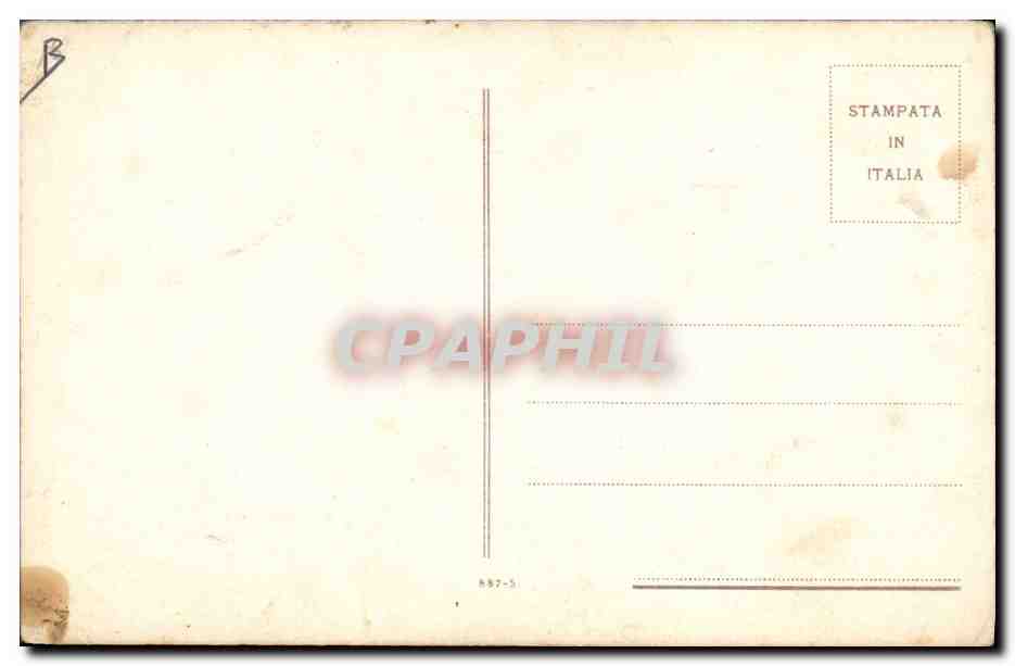 CPA Fantaisie Illustrateur Cherubini Femme — Rückseite