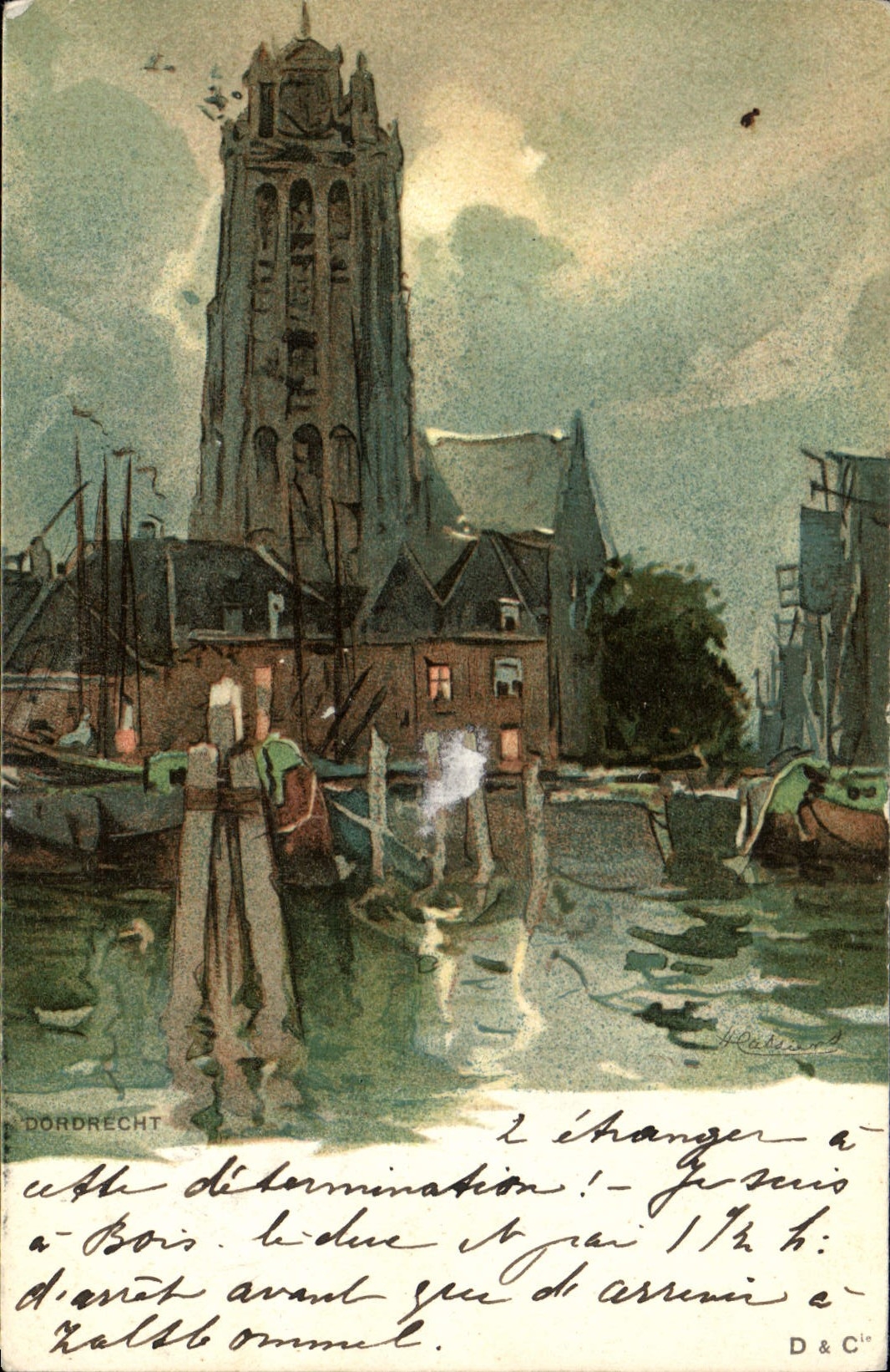 CPA Fantaisie Illustrateur Dordrecht