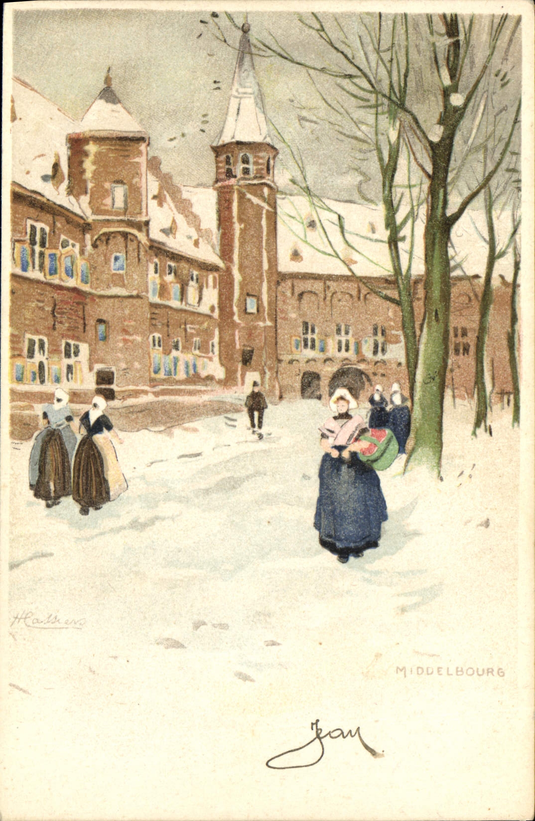 CPA Fantaisie Illustrateur Middelbourg