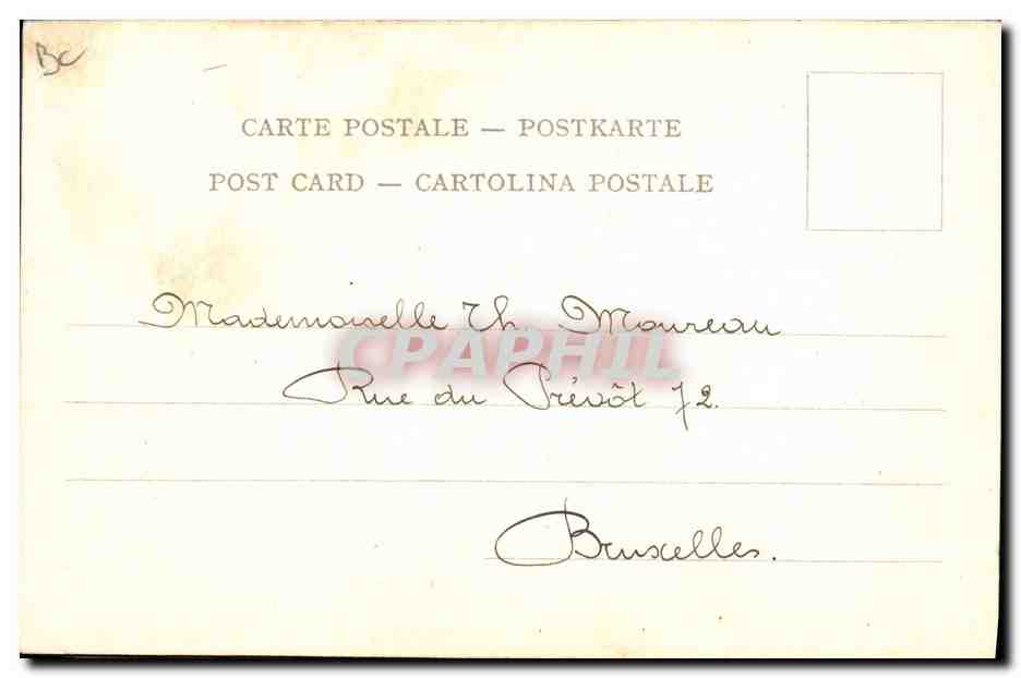 CPA Fantaisie Illustrateur Middelbourg — Rückseite