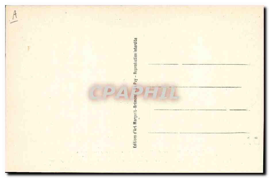 CPA Folklore Un groupe de dentellieres Velay — Verso
