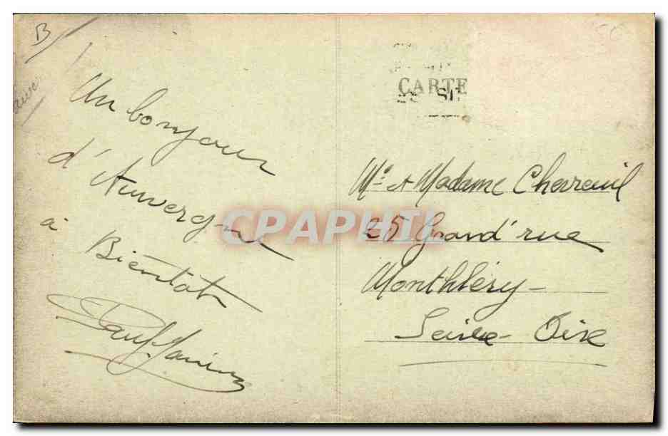 Attelage auvergnat — 6214 — éditeur non identifié — Verso
