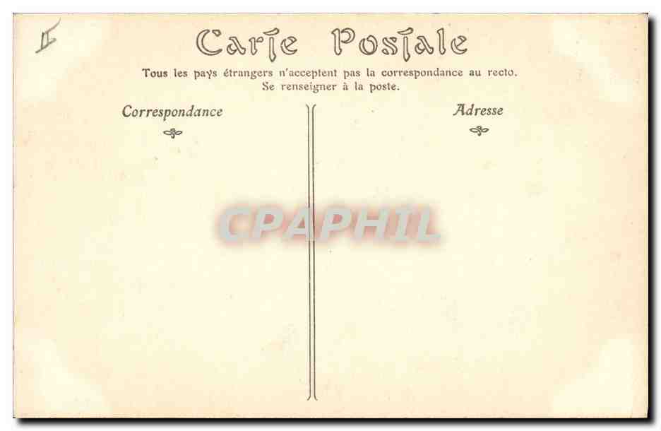 CPA Folklore Auvergne Une noce — Verso