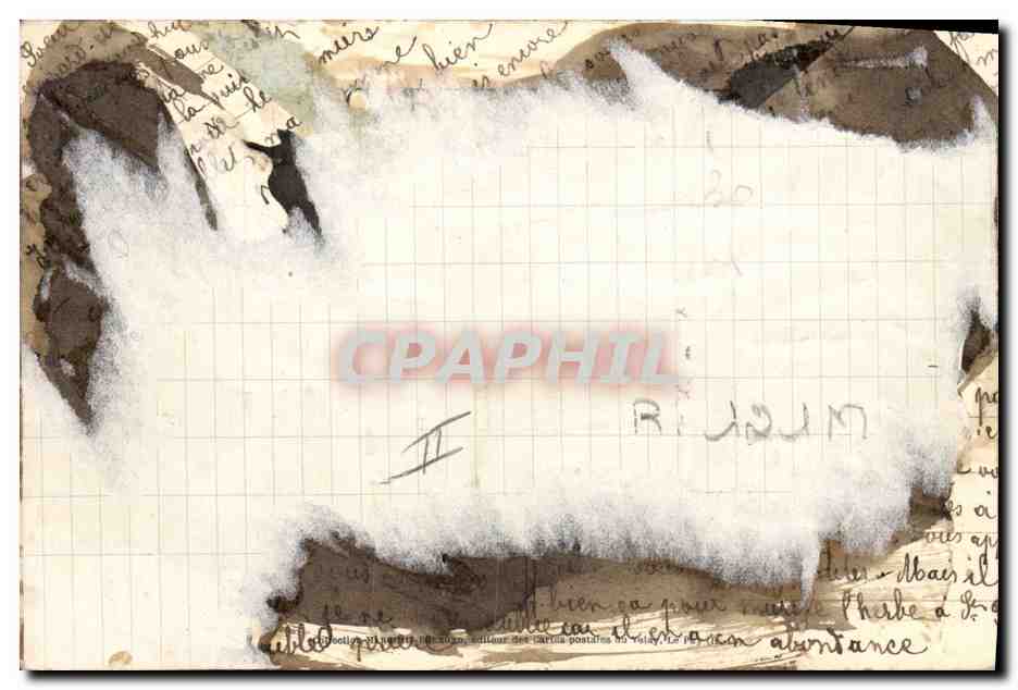 CPA Folklore Le Velay Type de paysanne devote Auvergne — Verso