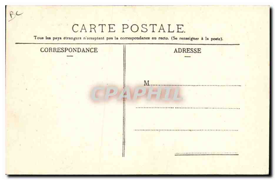 CPA Folklore Auvergne Retour du marche — Verso