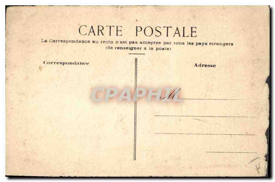 CPA (dessin la main) Maison — Rückseite